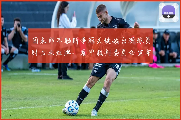 国米那不勒斯争冠关键战出现球员肘击未红牌，意甲裁判委员会宣布内部停哨