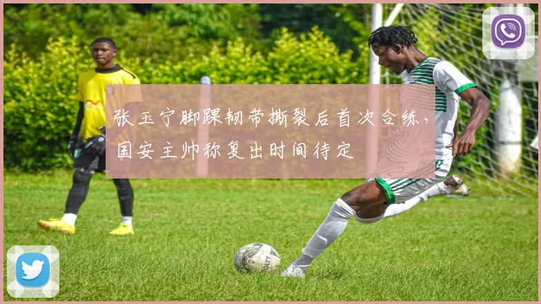 张玉宁脚踝韧带撕裂后首次合练,国安主帅称复出时间待定