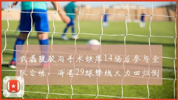 武磊腹股沟手术缺席14场后参与全队合练，海港29球锋线火力回归倒计时